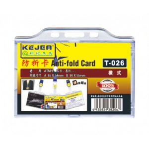 Kejea Anti-fold Card Holder T-026H / 5 pcs